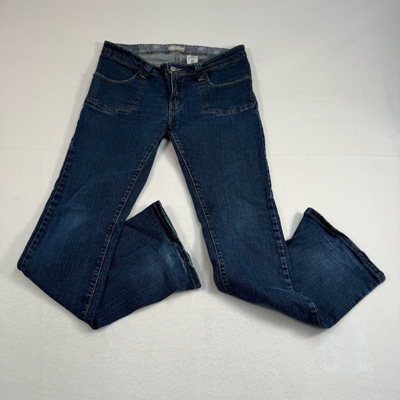 Levi's Denim - Levis 542 Flare Leg Jeans Womens Size 10 Low Rise Dark Wash
